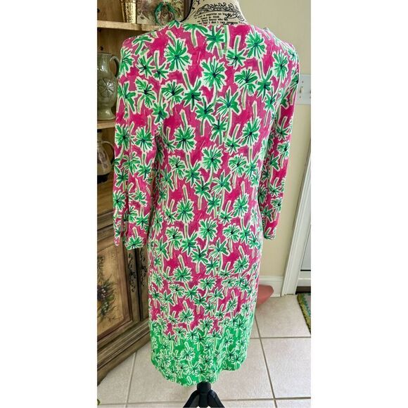 Crown & Ivy 3/4 Sleeve Split V-Neck Dress - Picture 2 of 7